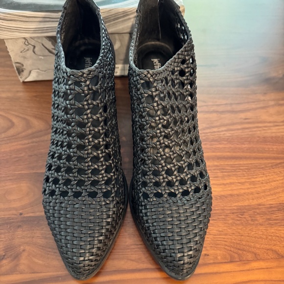 Jeffrey Campbell Shoes - Jeffrey Campbell Gallup Woven Ankle Bootie - Size 8.5